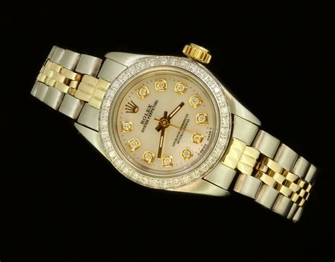 women's classic oyster two tone rolex